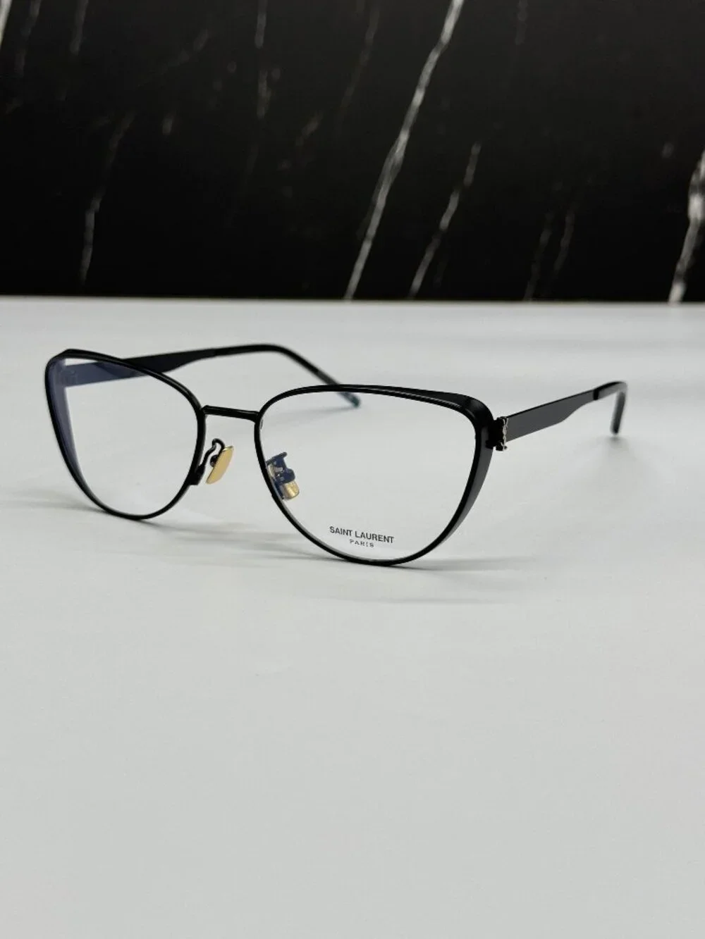 NEW SAINT LAURENT SLM92 003 EYEGLASSES WOMEN CAT EYE BLACK EYEWEAR SL M92